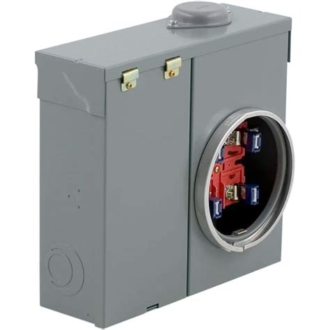 electrical wire underground meter to box|200 amp overhead meter socket.